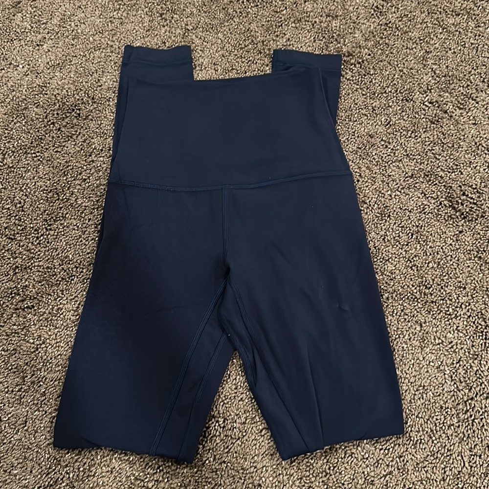 lululemon navy blue align leggings size two